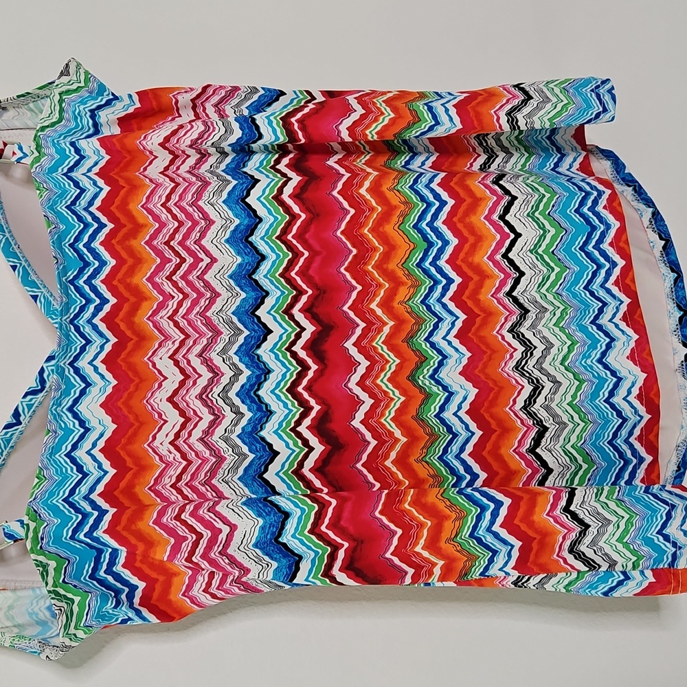 LaBlanca Tankini Top Multicolor Ruching Size 8 - Picture 10 of 12